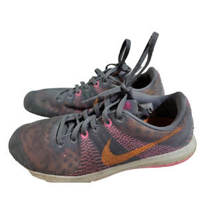 Nike Womens Flex Fury Shoes 705299-008 Gray Running Sneakers Sz 6.5